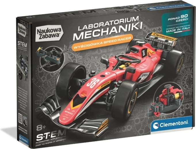 Pretekárske auto Speed Racer – mechanická stavebnica