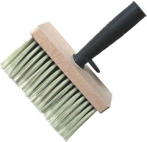 Maliarska hranatá štetka s dreveným telom 18 × 8 × 9 cm