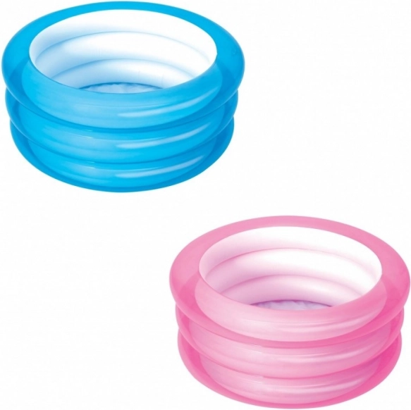 Mini bazén ružový/modrý 70 x 30 cm