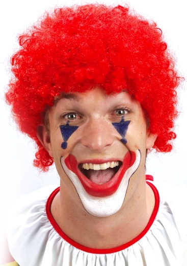 Červená klaunská parochňa pre deti