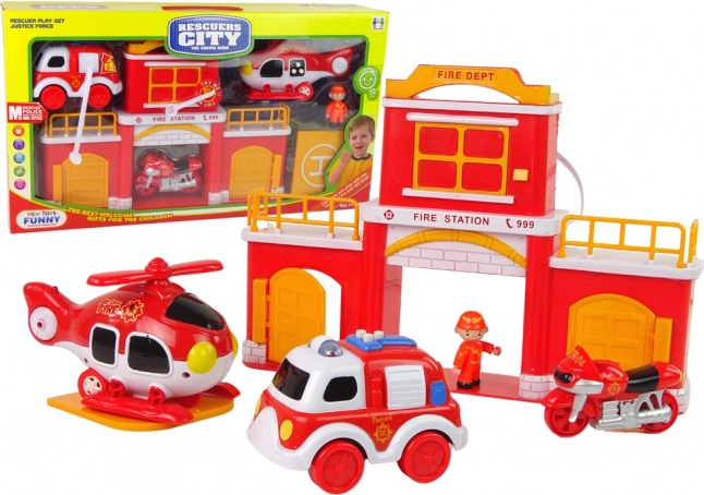 Hasičská stanica so zvukom