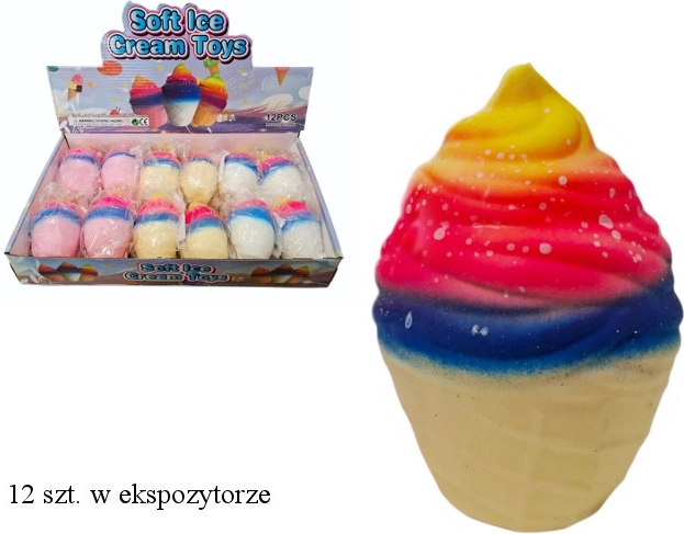 Antistresový mačkací míček zmrzlina