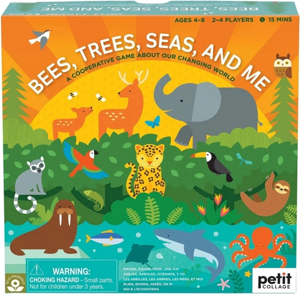Petit Collage kooperatívna stolová hra Bees, Trees, Seas and Me
