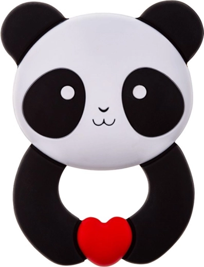 Akuku silikónové hryzátko panda – 1 kus