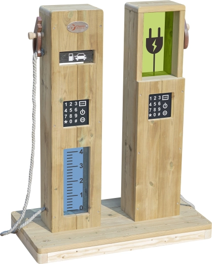 Drevený obojstranný stojan na palivo a nabíjanie CLASSIC WORLD EDU