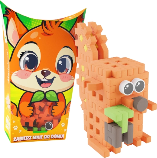 Stavebnica Mini Waffle Pocket Pets – veverička