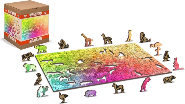 Drevené puzzle Motýlí sen 2 v 1 – 150 dielikov