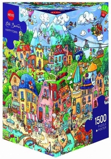 Puzzle HEYE Happytown 1500 dielikov