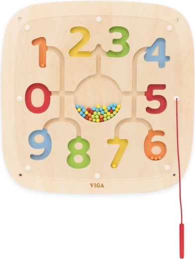 Viga Toys magnetická vzdelávacia tabuľa s číslami