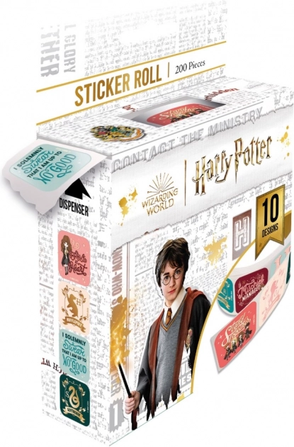Samolepky Harry Potter – sada 200 ks