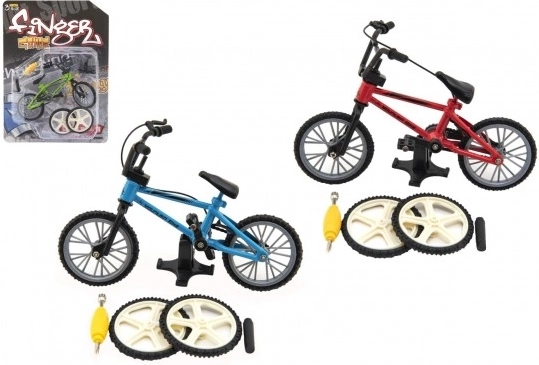Mini freestyle prstový bicykel s doplnkami