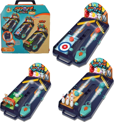 Detská stolová hra Šport 3 v 1 STUDO GAMES
