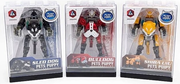Robotický pes figúrka 8 cm (3 varianty) - 1 kus