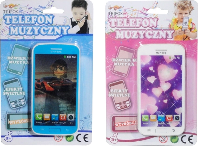 Detský smart telefón na batérie so svetlami a zvukmi