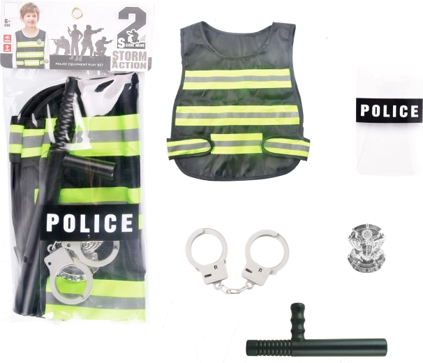 Policajná vesta s opaskom a putami