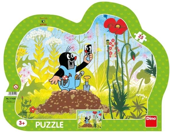 Dino Krtek a Nohavičky Puzzle 25 Dielov