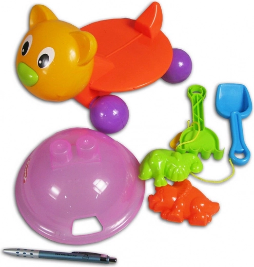 Ťahadlo Mačička s príslušenstvom na piesok