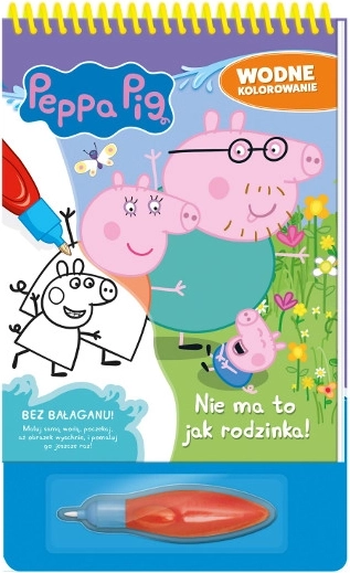 Prasiatko Peppa – Vodové omaľovánky 13: Najlepšia je rodinka