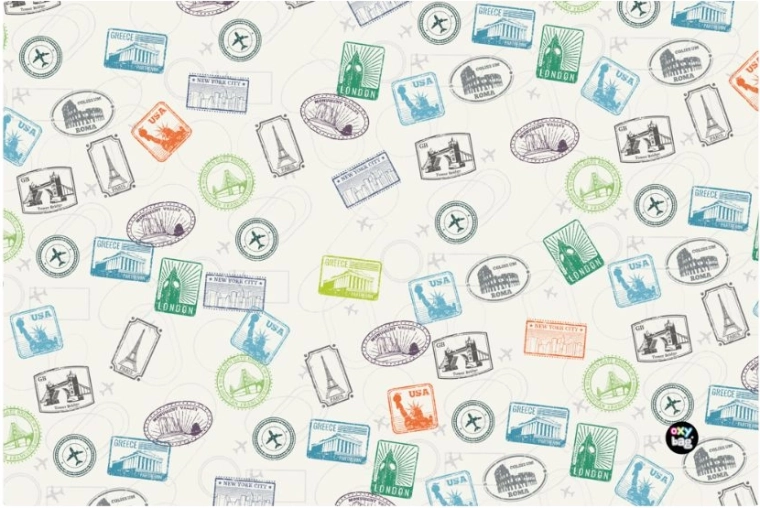 Podložka na stôl z polypropylénu Stamps