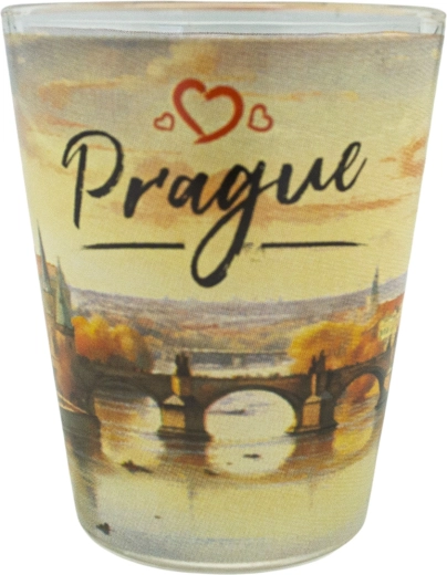 Panáčik Karlov most sklenená figúrka pre deti