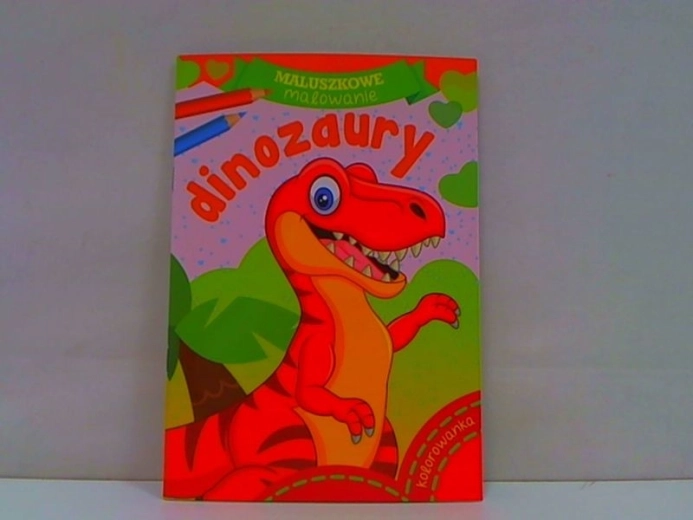 Maľovanie pre najmenších: Dinosaury – omaľovánky s pastelkami