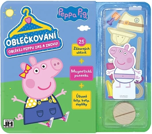 Obliekanie Prasiatko Peppa – magnetická módna sada