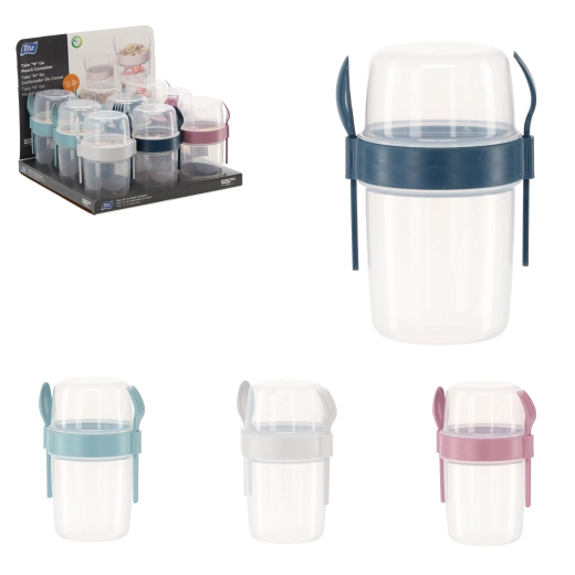 Cestovná nádoba na müsli 1100 ml s príborom bez BPA