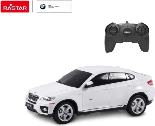 Rastar BMW X6 RC auto na diaľkové ovládanie 1:24 biele