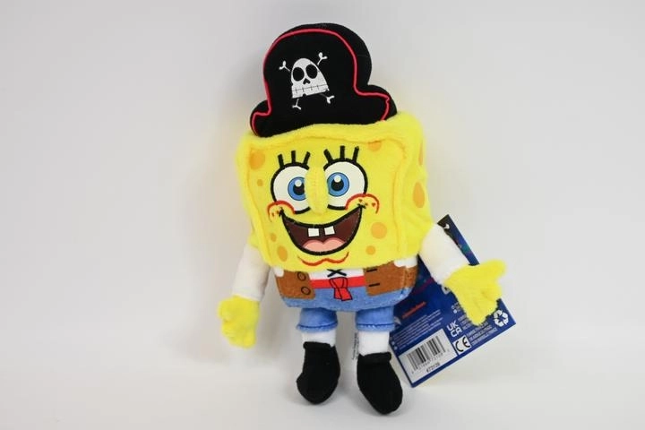 SpongeBob plyšová hračka pirát svietiaca v tme