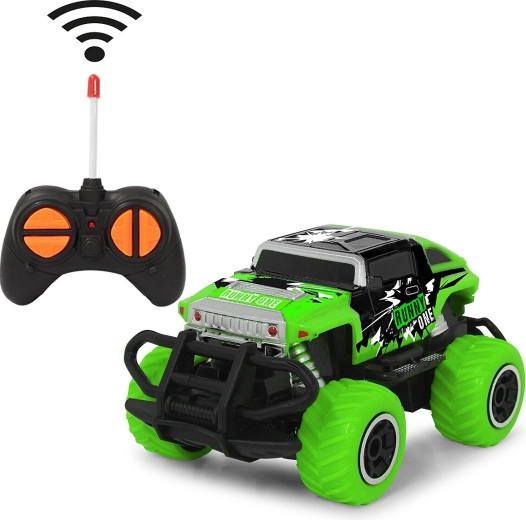 JAMARA Runny one diaľkovo ovládaný monster truck 1:43 zelený 27 MHz