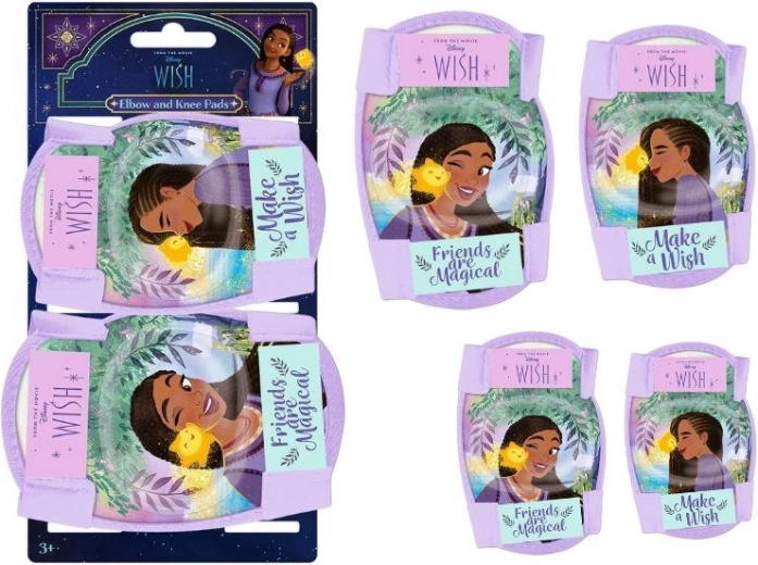 Sada chráničov kolien a lakťov Disney Wish - 4 ks