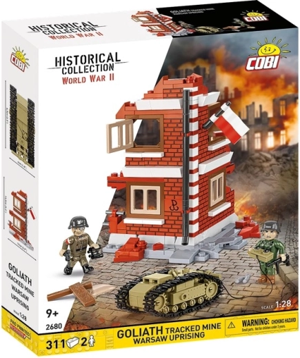 Cobi historical collection WWII goliath – diaľkovo ovládaná mína z Varšavského povstania