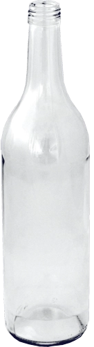 Sklenená fľaša na liehoviny 0,7 l