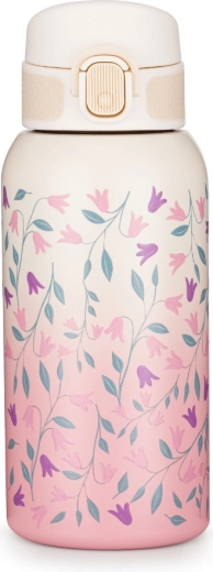 Petite&Mars nerezová termofľaša s náustkom 500 ml Delicate flowers