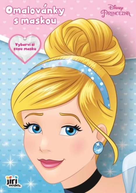 Jiri Models omaľovánky s maskou na vyfarbenie Disney princezné
