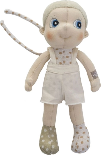 Rubens Barn EcoBuds Elm mini – mäkká látková bábika z bio bavlny 23 cm