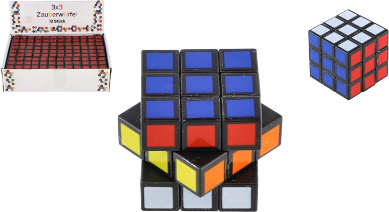 Mini hlavolamová kocka 3,5 × 3,5 cm – 1 kus