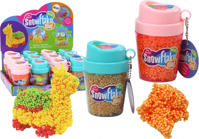 Squishy Oranžové Polystyrénové Guličky v Kalíšku