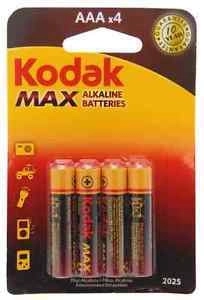 Kodak Alkaline Max AAA alkalické batérie 1,5 V, 4 ks