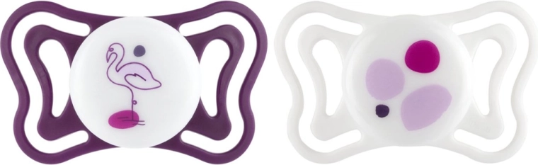 Chicco cumlíky Physioforma Light silikónové ortodontické ružové 16–36 m, 2 ks