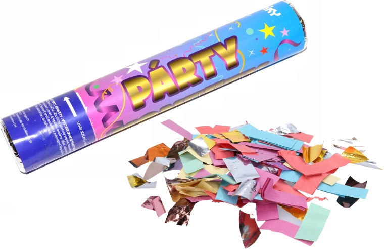 Wiky vystreľovacie párty konfety 30 cm