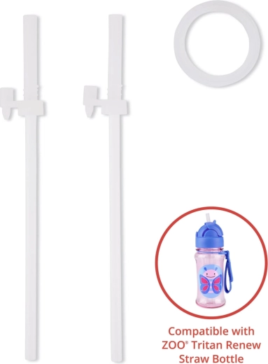 Skip Hop ZOO náhradné slamky pre tritanové fľaše, 2 ks
