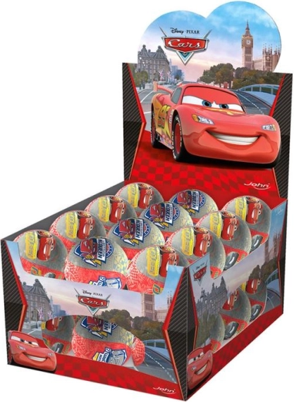 Mäkká penová loptička CARS 100 mm