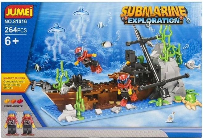 Stavebnica Jumei podmorská výprava 264 dielikov (Submarine Exploration) - 1 kus