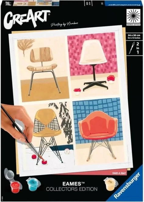 Creart – maľovanie podľa čísiel eames: take a seat