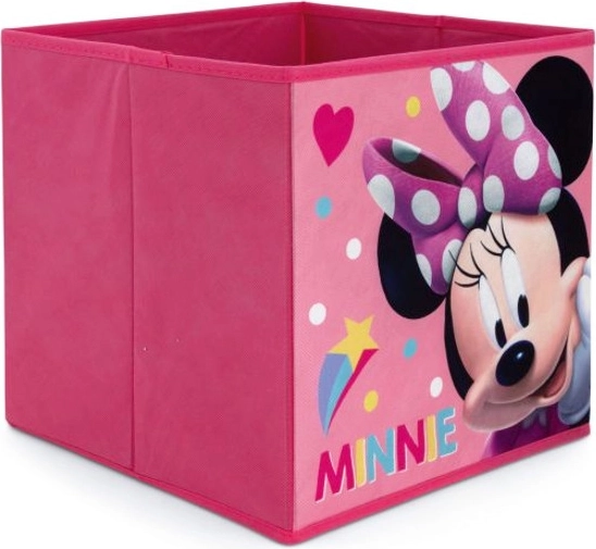 Skladací úložný box – organizér Minnie Mouse 31 × 31 × 31 cm