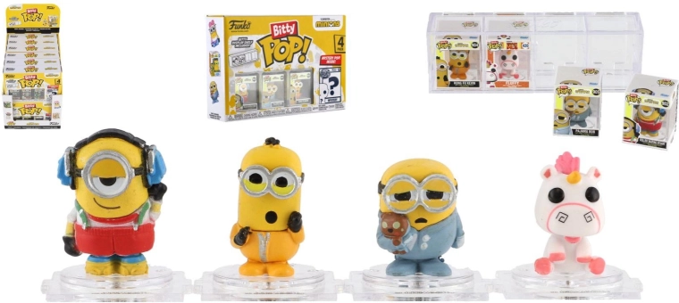Súprava minifigúrok Funko Bitty Pop! Mimoni – 4 ks