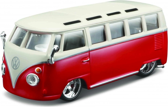 Volkswagen Van Samba červeno-biela 1:32 od Bburago