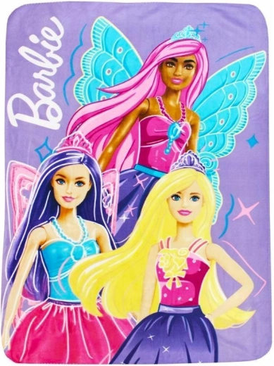 Flísová deka Barbie 100 × 140 cm
