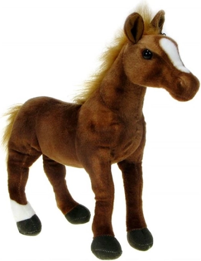 Plyšový kôň anglický plnokrvník 35 cm